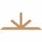 Ekena Millwork Saratoga Timber Gable Bracket, Western Red Cedar, 96"W x 40"H x 5 1/2"D x 5 1/2"F, 10/12 Pitch GBW096X40X0606SAR00SWR - alternate 1